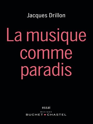 cover image of La musique comme paradis